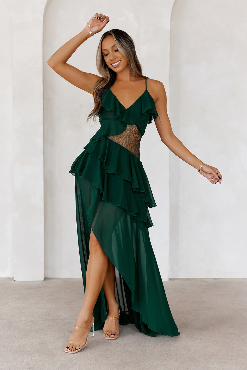 Dream Night Maxi Dress Green
