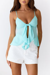 Tropical Sunshine Top Aqua