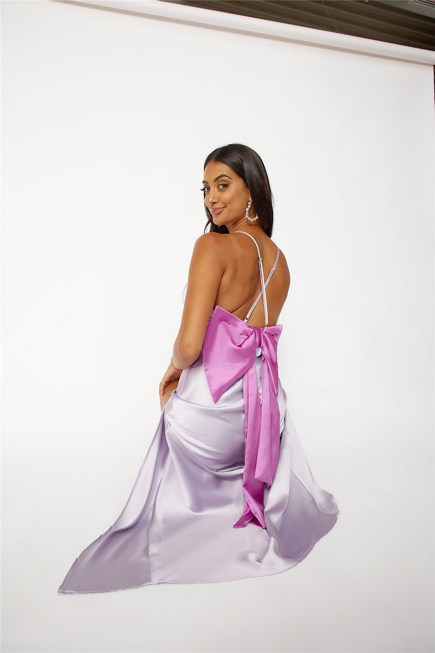 Yes To Special Maxi Dress Lilac