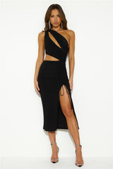 Dream Mind Midi Dress Black