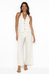 Country Retreat Linen Blend Pants Natural