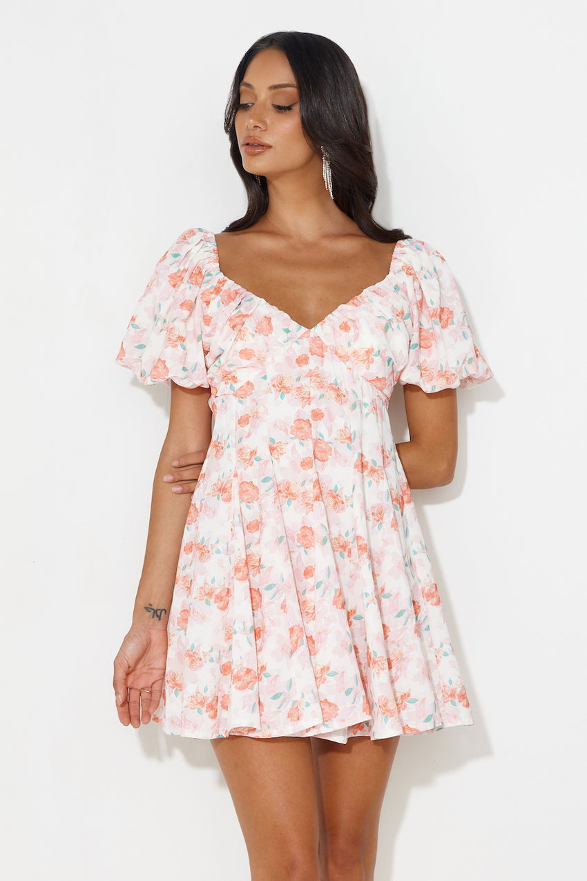 Dreams To Be Mini Dress Orange