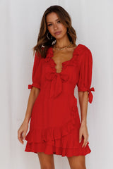Viennese Dreams Dress Red